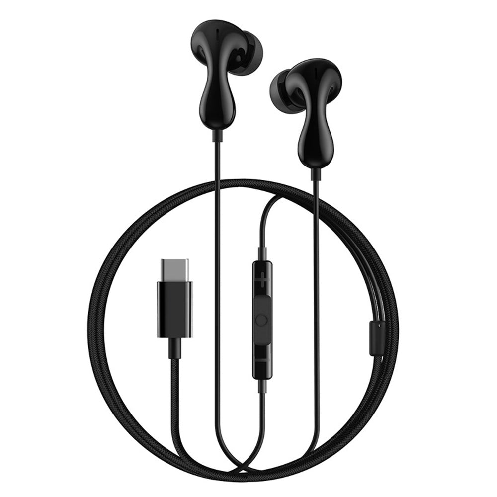 Baseus Encok CZ20 In-Ear Wired USB-C hovedtelefoner - sort