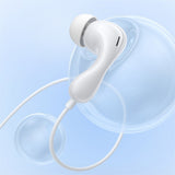 Baseus Encok CZ20 In-Ear Wired USB-C hovedtelefoner - hvid