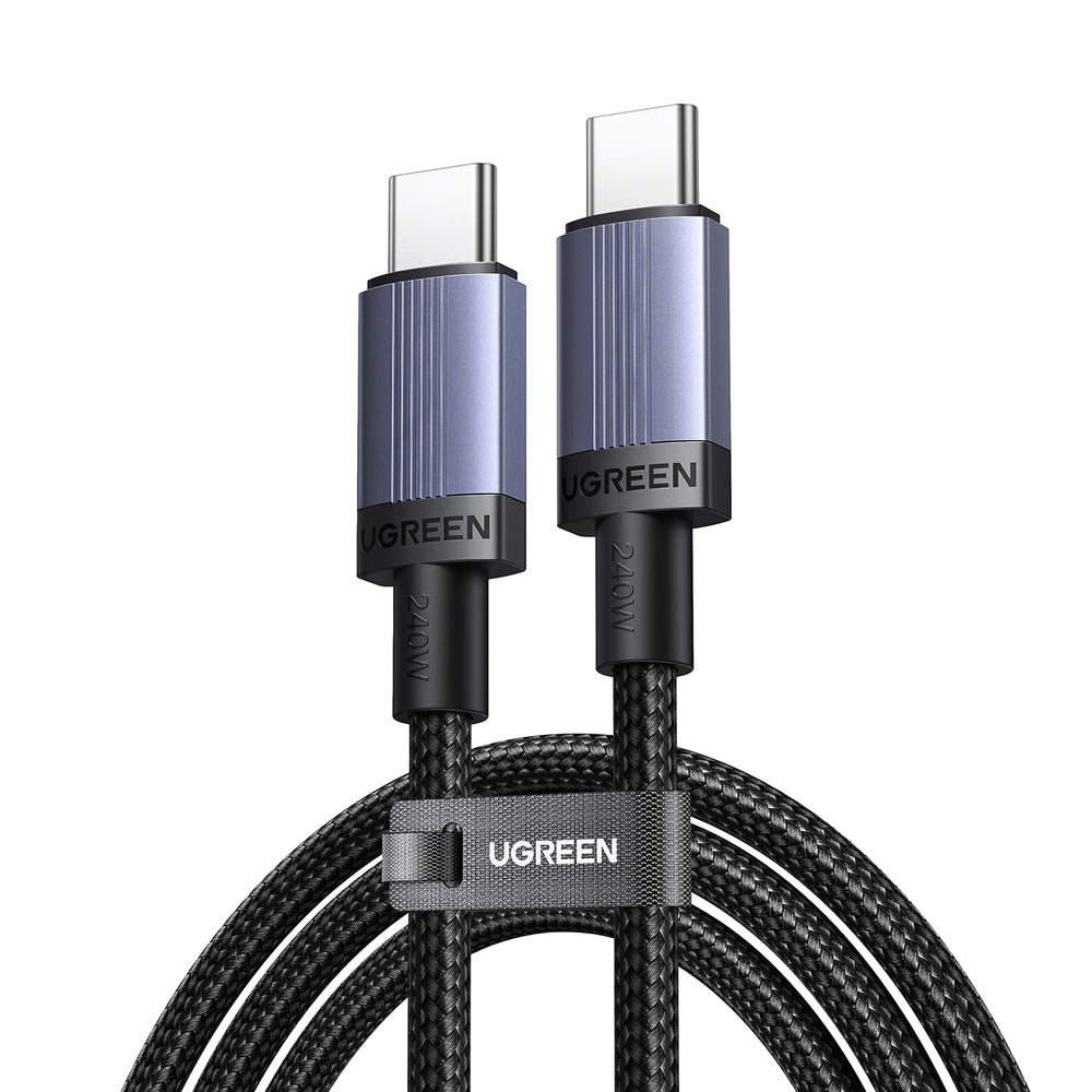 Ugreen USB-C til USB-C PD-kabel 240W 3m - sort