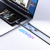 Ugreen USB-C til USB-C PD-kabel 240W 3m - sort