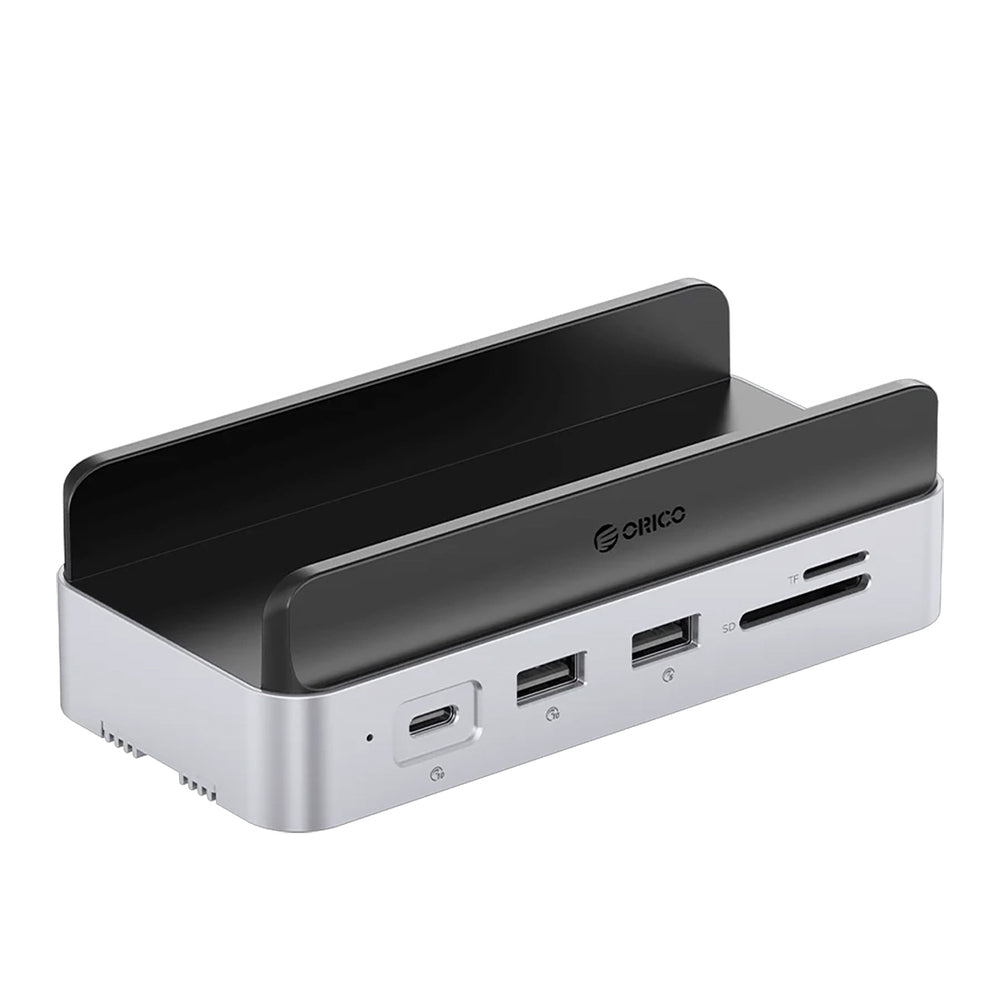 Orico MiniDock 10-in-1 Docking Station med SSD Hard Drive Bay - Silver