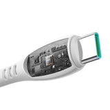 Joyroom S-A59 Vibrant Series 60W USB-C - USB-C-kabel 1,2 m - hvid