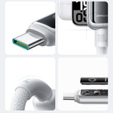 Joyroom S-A55 StarFlight 100W USB-C - USB-C Cable 1.2m - White