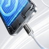 Joyroom S-A55 StarFlight 100W USB-C - USB-C Cable 1.2m - White