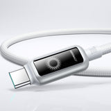 Joyroom S-A55 StarFlight 100W USB-C - USB-C Cable 1.2m - White
