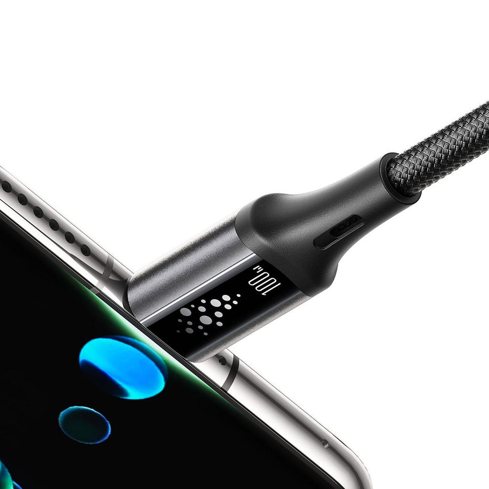 Joyroom S-A60 StarTalk 100W USB-C - USB-C Kabel 1,2 m - sort