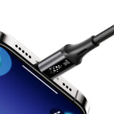 Joyroom S-A60 StarTalk 30W USB-C- Lightning kabel 1,2 m - sort