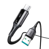 Joyroom S-A60 StarTalk 3A USB-A - USB-C kabel 1,2 m - sort