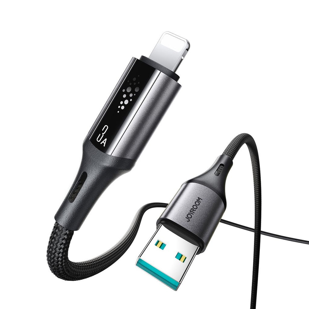 Joyroom S-A60 StarTalk 3A USB-A - Lightning kabel 1,2 m - sort