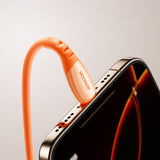 Joyroom S-A59 Vibrant Series 30W USB-C - Lightning kabel 1,2 m - orange
