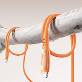 Joyroom S-A59 Vibrant Series 30W USB-C - Lightning kabel 1,2 m - orange