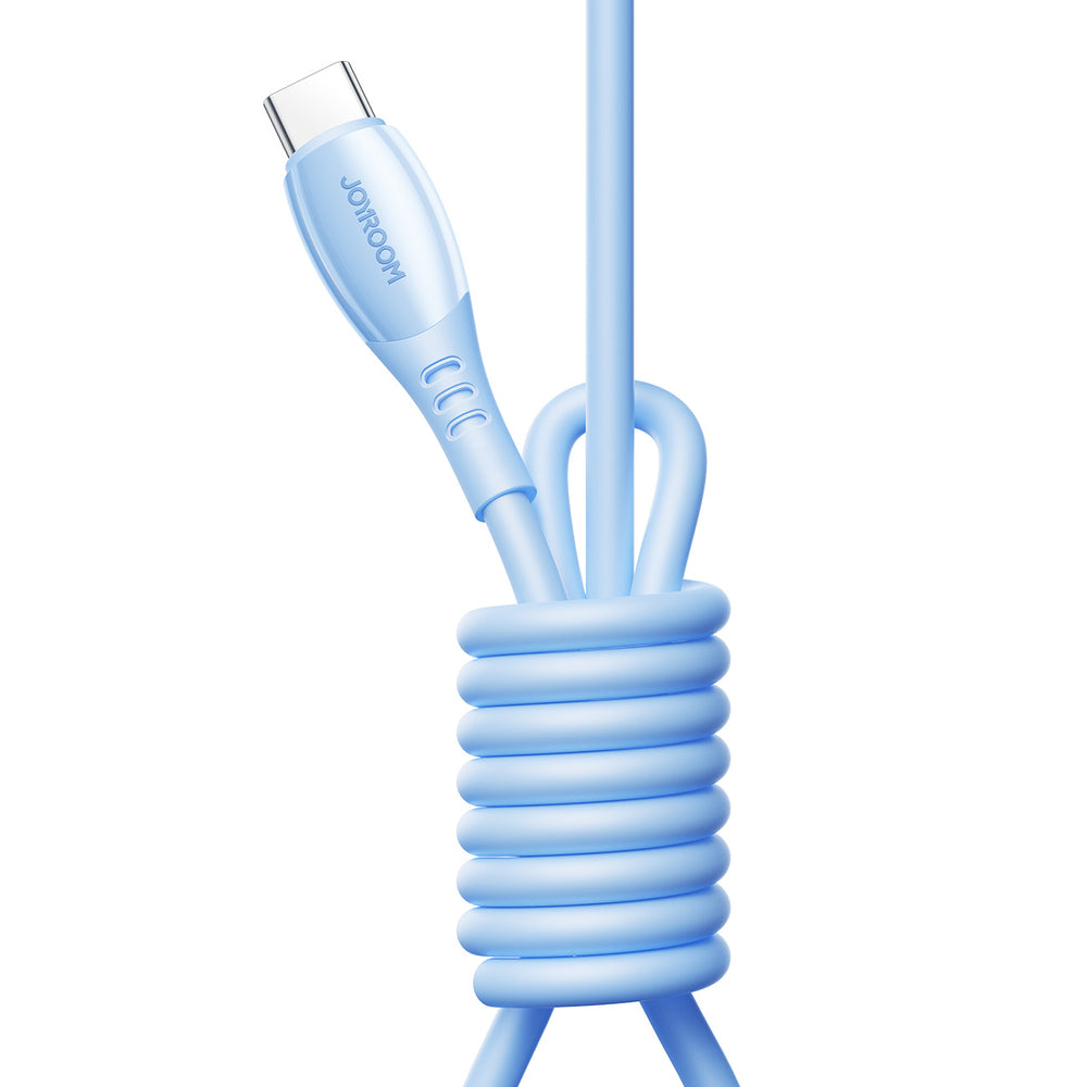 Joyroom S-A59 Vibrant Series 30W USB-C - Lightning kabel 1,2 m - blå