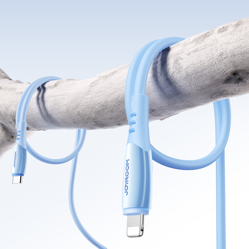 Joyroom S-A59 Vibrant Series 30W USB-C - Lightning kabel 1,2 m - blå