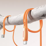 Joyroom S-A59 Vibrant Series 3A USB-A - USB-C Kabel 1,2 m - Orange