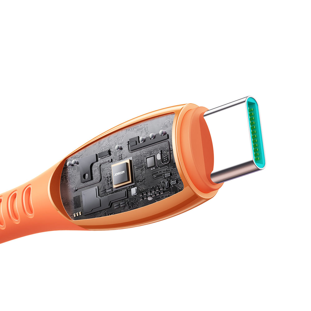 Joyroom S-A59 Vibrant Series 3A USB-A - USB-C Kabel 1,2 m - Orange