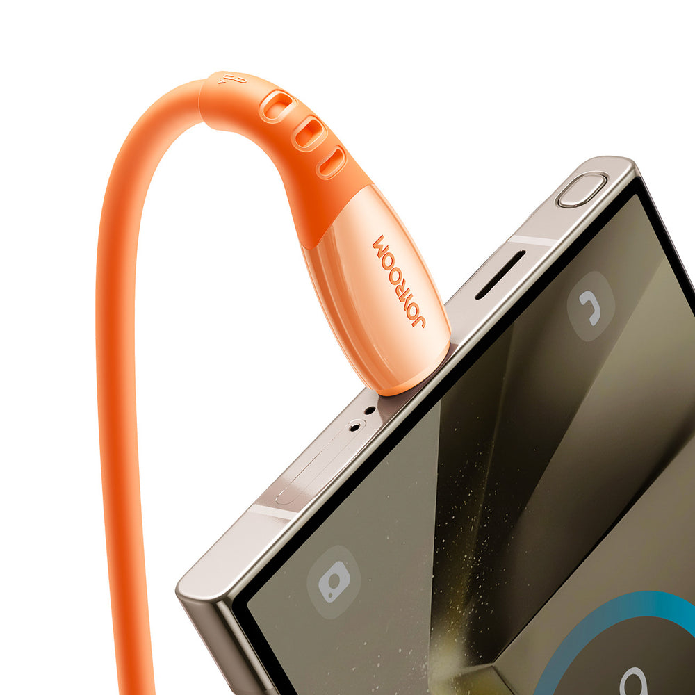 Joyroom S-A59 Vibrant Series 3A USB-A - USB-C Kabel 1,2 m - Orange