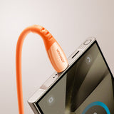 Joyroom S-A59 Vibrant Series 3A USB-A - USB-C Kabel 1,2 m - Orange
