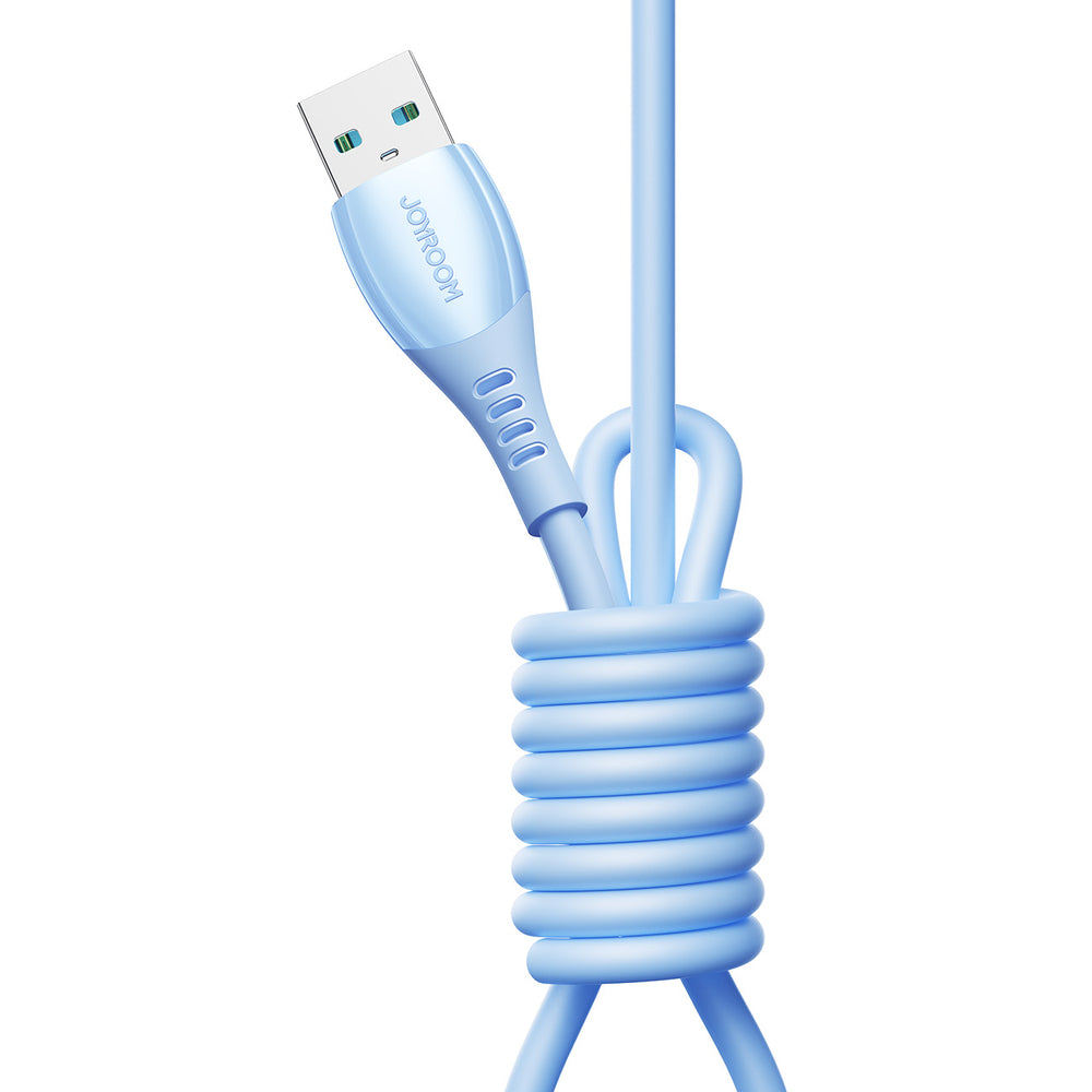 Joyroom S-A59 Vibrant Series 3A USB-A - USB-C kabel 1,2 m - blå
