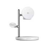 Joyroom JR-W23 Qi2 4-in-1 desktop charger with built-in inductive night light - white
