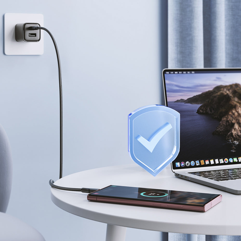 Joyroom S-A11 Surpass kabel 60W USB-C - USB-C 0,25m - sort