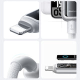 Joyroom S-A55 StarFlight 3A USB-A - Lightning cable 1.2m - white