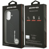 AMG Silicone Oversize Rhombs MagSafe Case til iPhone 17 - sort