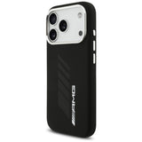 AMG Silicone Oversize Rhombs MagSafe Case til iPhone 17 Pro - sort