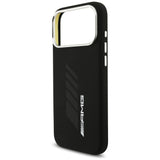 AMG Silicone Oversize Rhombs MagSafe Case til iPhone 17 Pro Max - sort