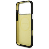 AMG Silicone Oversize Rhombs MagSafe Case til iPhone 17 Pro Max - sort