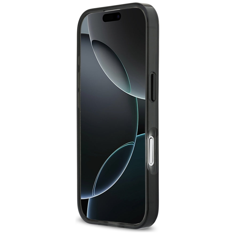 BMW M IML Metal Buttons Tricolor Lines MagSafe Case til iPhone 17 - sort