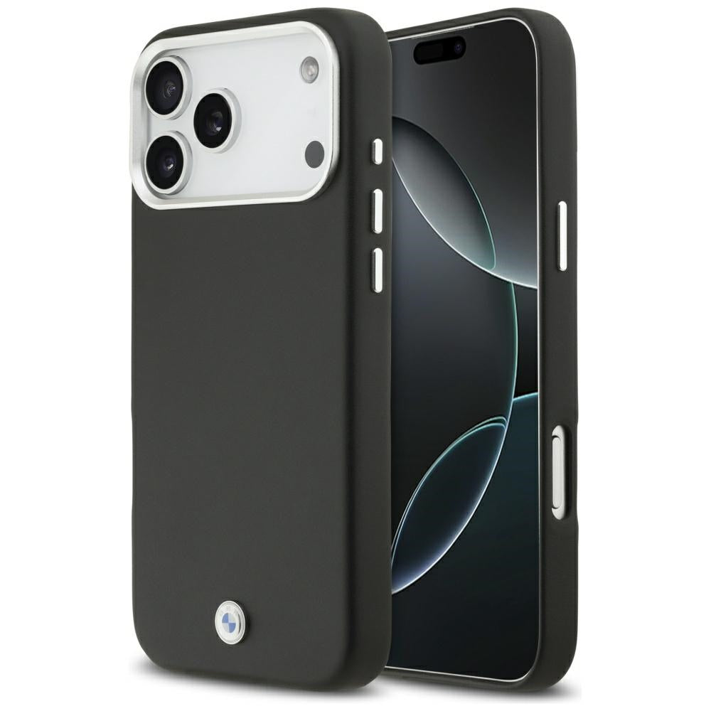 BMW Sign Full Wrapped Metal MagSafe Case til iPhone 17 Pro Max - sort