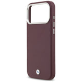 BMW Sign Full Wrapped Metal MagSafe Case til iPhone 17 Pro Max - Rød