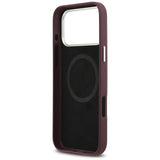 BMW Sign Full Wrapped Metal MagSafe Case til iPhone 17 Pro Max - Rød