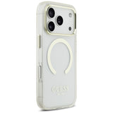 Guess Metal Outline MagSafe-hylster til iPhone 17 Pro - guld