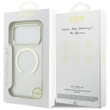Guess Metal Outline MagSafe-hylster til iPhone 17 Pro - guld