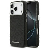 Karl Lagerfeld FW Stemplet Karl MagSafe Case til iPhone 17 Pro - sort