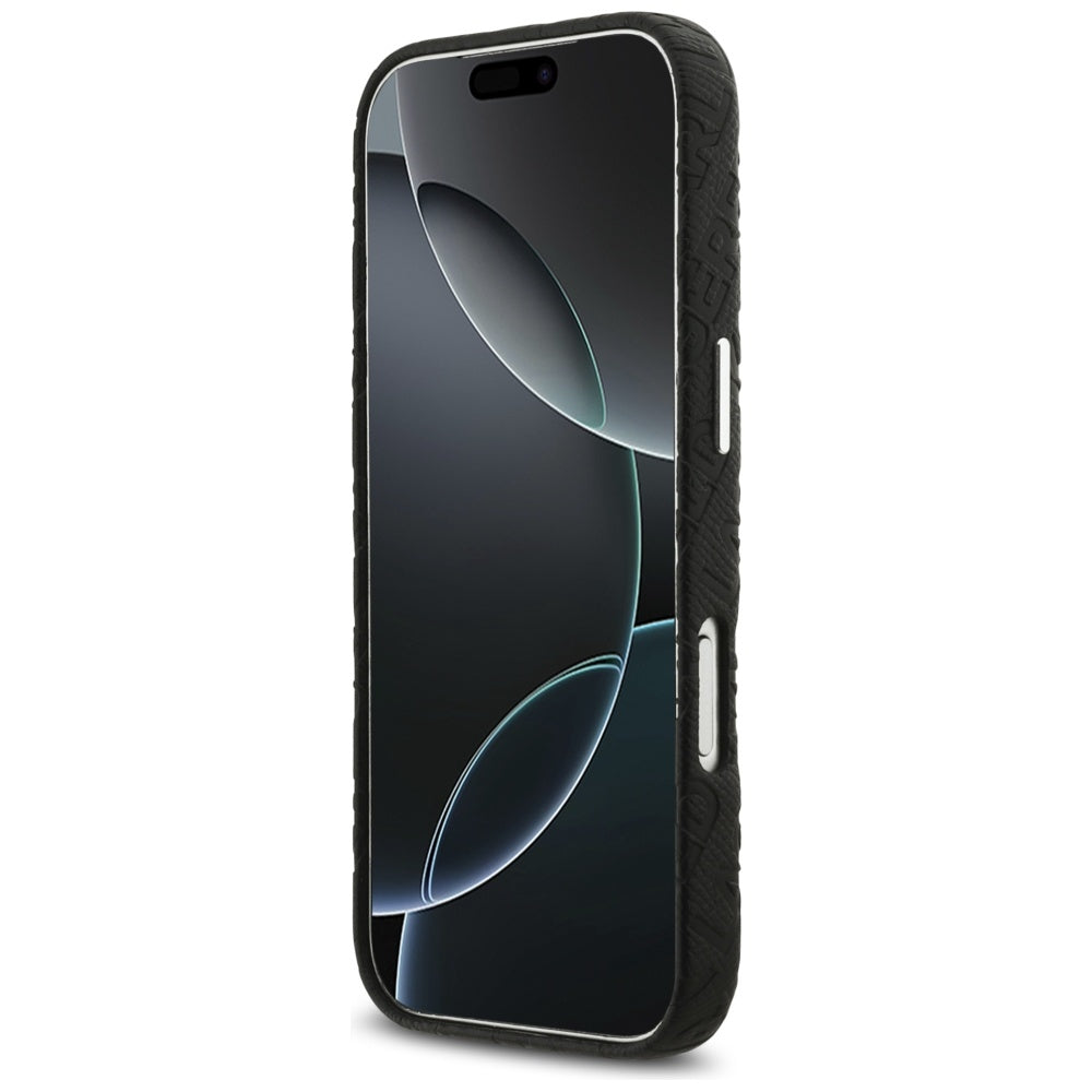 Karl Lagerfeld FW Stemplet Karl MagSafe Case til iPhone 17 Pro - sort