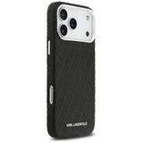 Karl Lagerfeld FW Stemplet Karl MagSafe Case til iPhone 17 Pro Max - sort