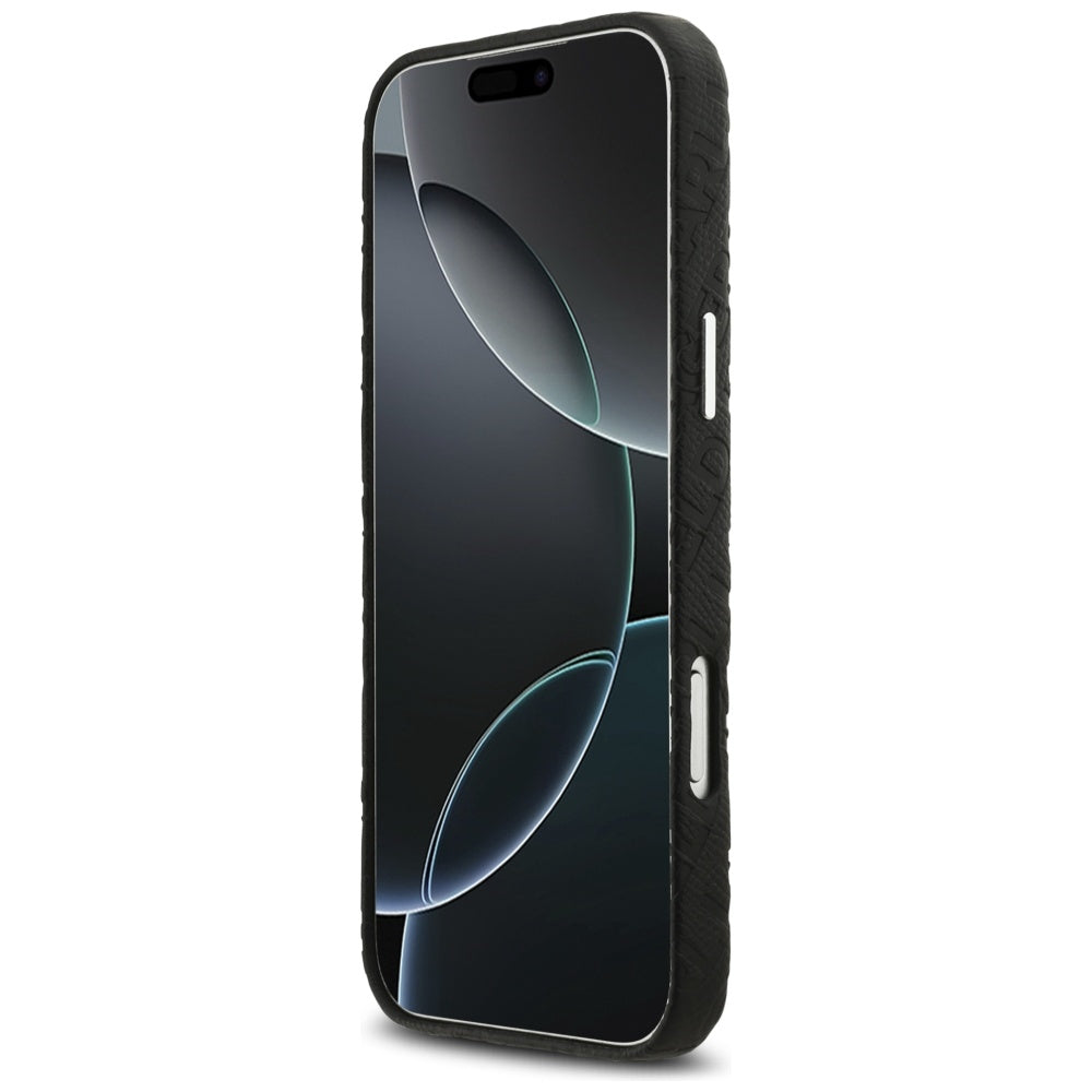 Karl Lagerfeld FW Stemplet Karl MagSafe Case til iPhone 17 Pro Max - sort