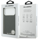 Karl Lagerfeld FW Stemplet Karl MagSafe Case til iPhone 17 Pro Max - sort