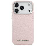 Karl Lagerfeld FW Stemplet Karl MagSafe Case til iPhone 17 Pro - Pink
