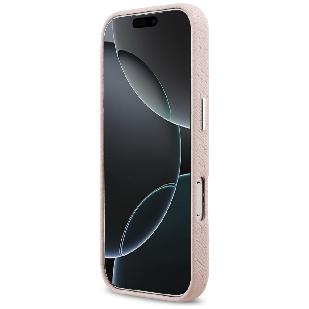 Karl Lagerfeld FW Stemplet Karl MagSafe Case til iPhone 17 Pro - Pink