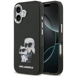 Karl Lagerfeld IML Aquarelle Karl & Choupette & Logo MagSafe Case til iPhone 17 - sort