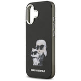 Karl Lagerfeld IML Aquarelle Karl & Choupette & Logo MagSafe Case til iPhone 17 - sort
