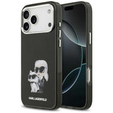 Karl Lagerfeld IML Aquarelle Karl & Choupette & Logo MagSafe Case til iPhone 17 Pro - sort