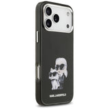 Karl Lagerfeld IML Aquarelle Karl & Choupette & Logo MagSafe Case til iPhone 17 Pro - sort