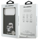 Karl Lagerfeld IML Aquarelle Karl & Choupette & Logo MagSafe Case til iPhone 17 Pro - sort