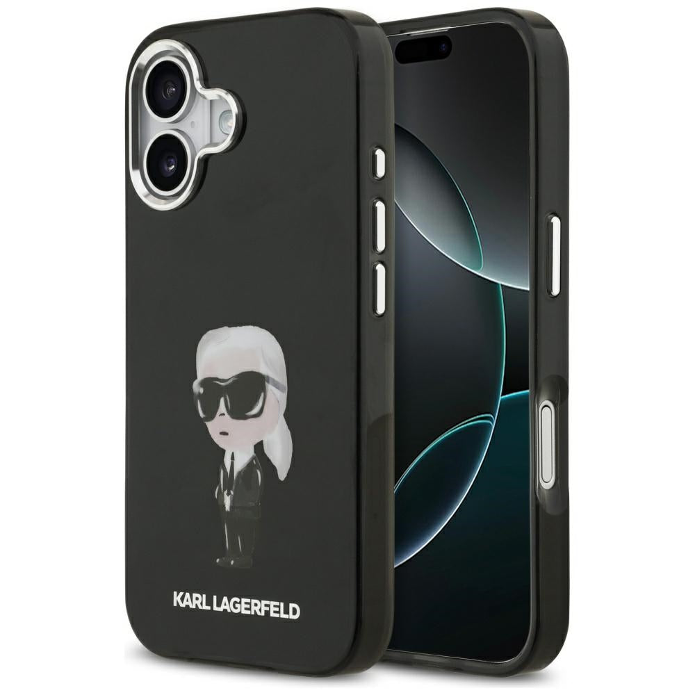 Karl Lagerfeld IML Aquarelle Karl & Logo MagSafe Case til iPhone 17 - sort