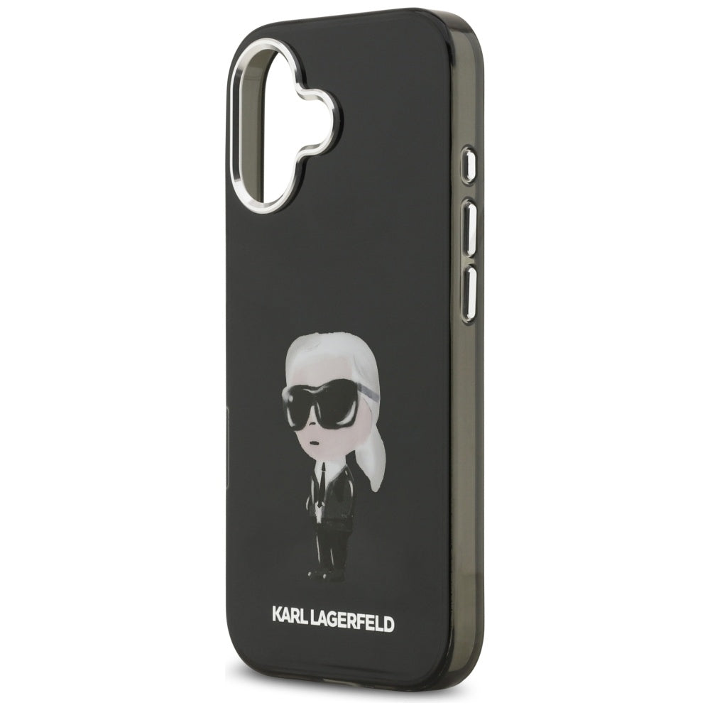 Karl Lagerfeld IML Aquarelle Karl & Logo MagSafe Case til iPhone 17 - sort