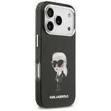 Karl Lagerfeld IML Aquarelle Karl & Logo MagSafe Case til iPhone 17 Pro - sort